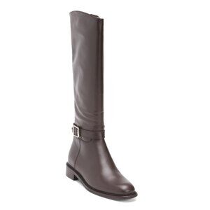 LA CANADIENNE Brown Leather Stevie Knee High Boots